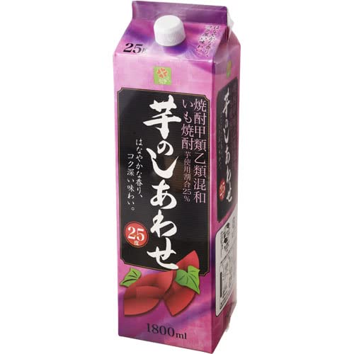 Amazon.co.jp: スマイルライフ いも焼酎25° 芋のしあわせ 1.8Lパック